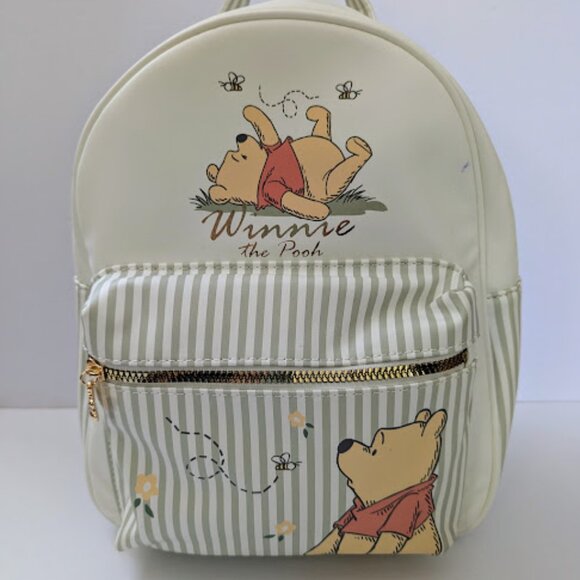 Primark Disney Winnie the Pooh Faux Leather Backpack Bag NEW - Picture 1 of 13